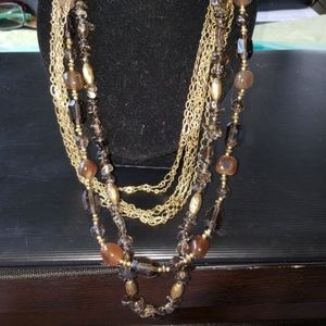 Cold water creek amber becklace